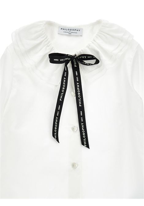Camicia con fiocco PHILOSOPHY KIDS | I1H302 81160150